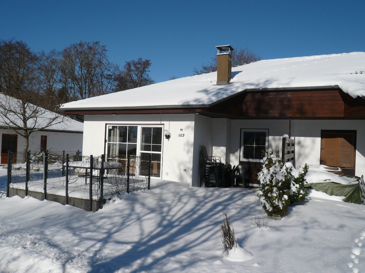 Bungalow im Winter